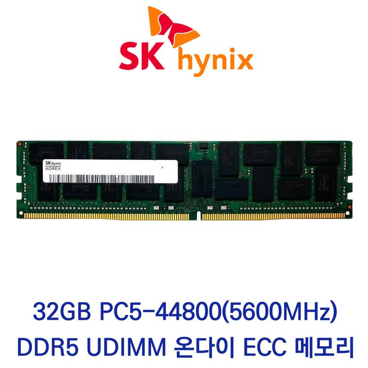 SK하이닉스 데스크탑 32GB DDR5 5600 PC5-44800 A-Die PMIC언락